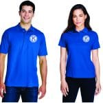 Performance Piqué Polo with vinyl logo